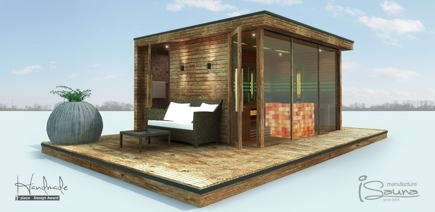 Gartenpool mit premium sauna Gartenpool mit premium sauna