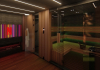 Saunahaus mit Dusche - modern Design