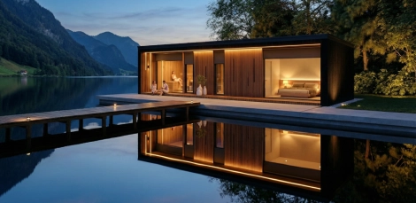 Individuel Außen Saunahause