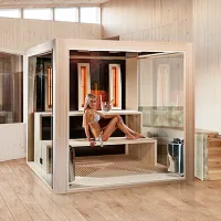 Bio Sauna Cube Luxury - minimalistischer Stil Wien