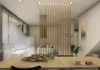 Design Trennwand aus Holz