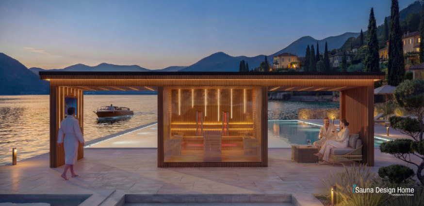 aussen saunahaus
