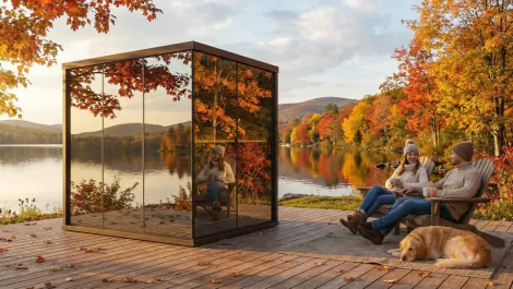 Mirror Zen finnische Spiegelsauna
