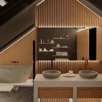 Design Holz Paneele für Wand und Decke