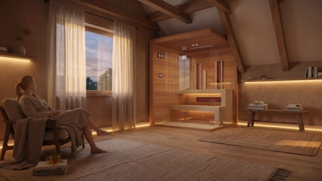 Exklusive Infrarotkabine MySauna für Zuhause Exklusive Infrarotkabine MySauna für Zuhause