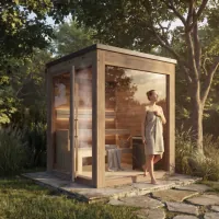 Sauna im Garten