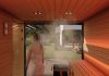 Finnische Sauna mit Ruheraum