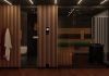 Sauna mit Ruheraum und Dusche