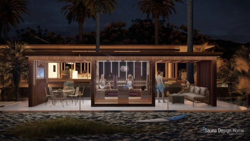 Unser modular zusammenbaubares Saunahaus Oasis von 4 Jahreszeiten - 2023 Unser modular zusammenbaubares Saunahaus Oasis von 4 Jahreszeiten - 2023