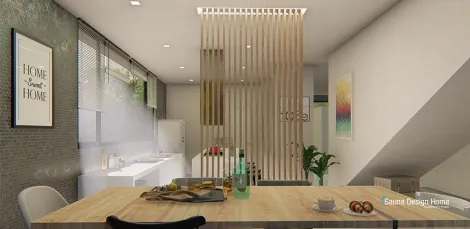 Design Trennwand aus Holz