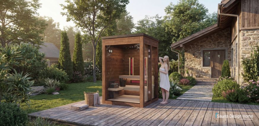 Kombinierte sauna
