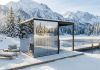 Winterliche Sauna