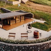 Wellness Saunahaus mit Garten
