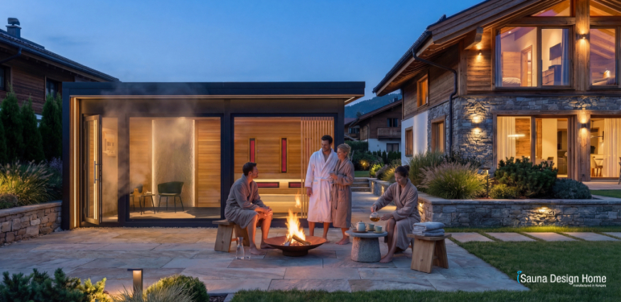 Como saunahaus für aussen