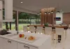 Raumteiler aus Holz